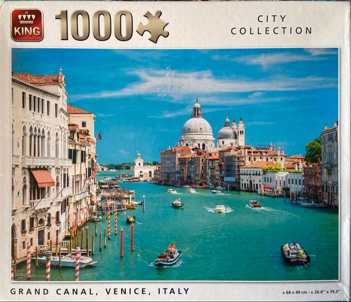 Puzzle 1000 pièces le canal de Venise Complet