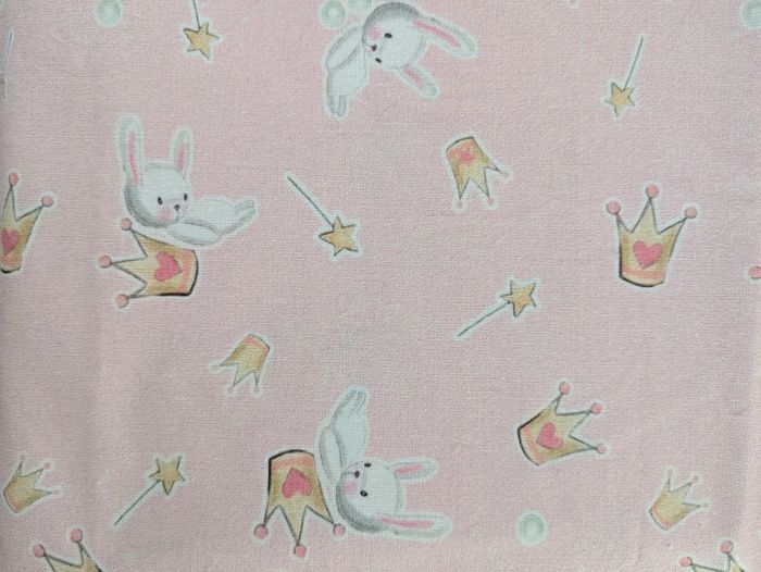 Coton rose lapins - photo numéro 2