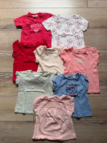 Lot de 8 t-shirt 
