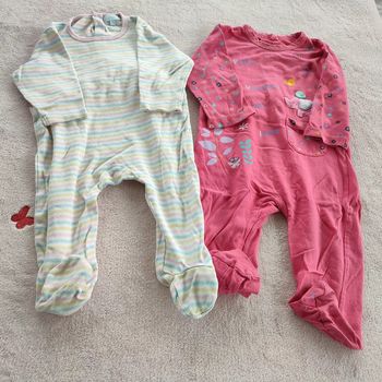Lot de 2 pyjamas 12 mois