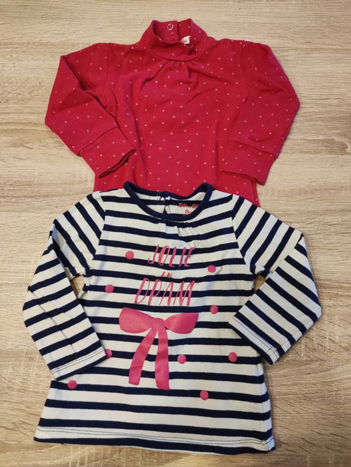 Lot t-shirts 12 mois