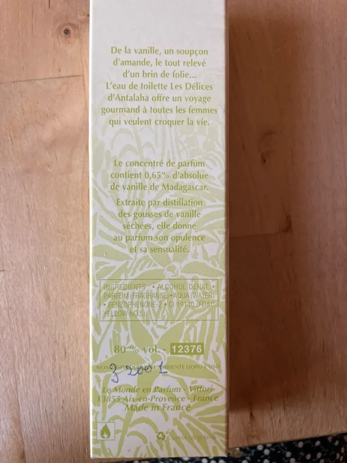 Eau de parfum d’antalaha - photo numéro 2