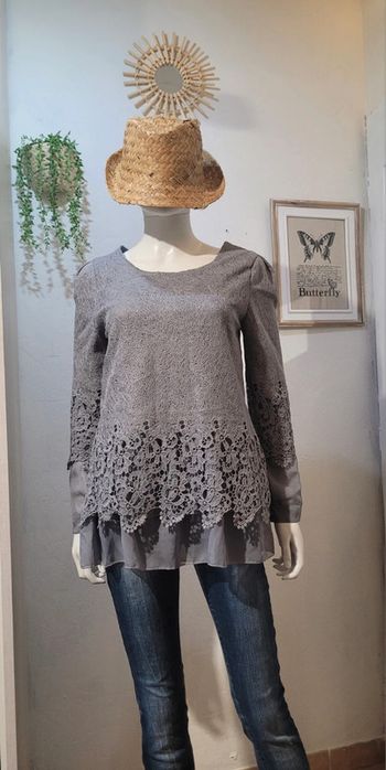 Blouse dentelles