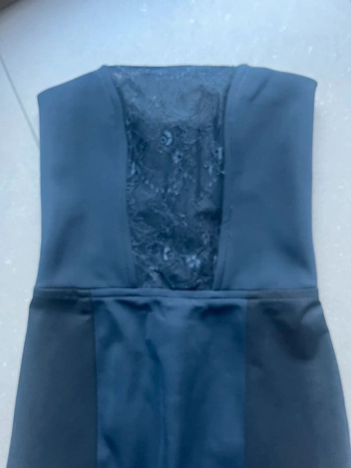Robe bustier noire et dentelle Maje S comme neuve - photo numéro 2