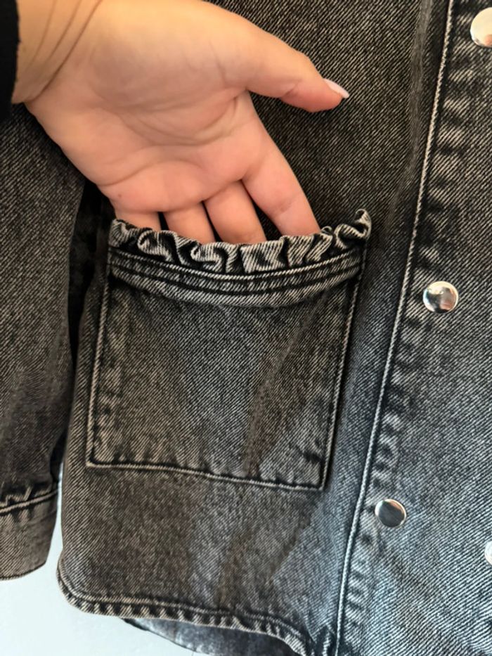 Veste en jeans grise Maison Stella & Suzie - photo numéro 2