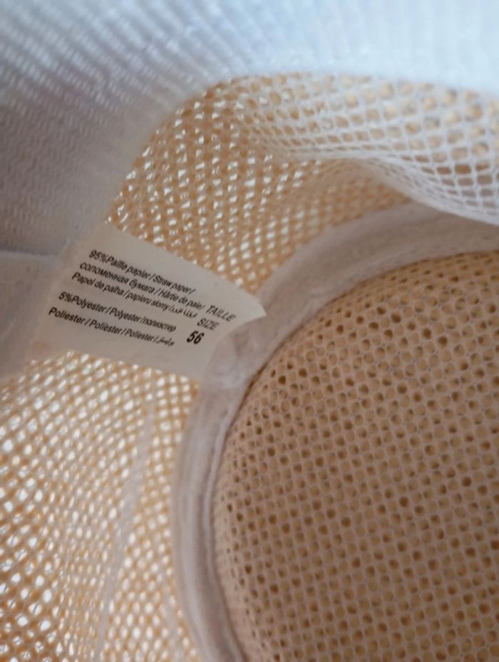 2 chapeaux rose et orange 56 et 58 - photo numéro 2