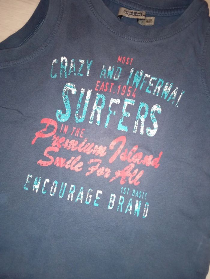 Débardeur bleu Tape à l'oeil T. 5 ans - photo numéro 2