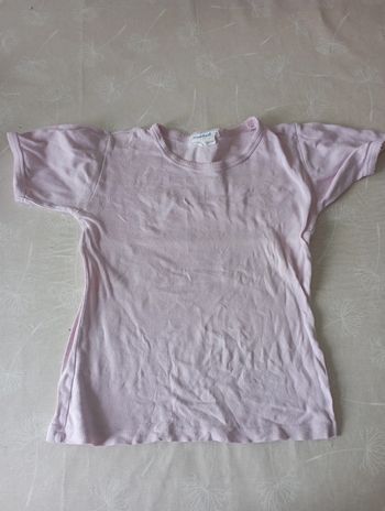 Tee shirt rose manches courtes 10 ans in extenso 1€