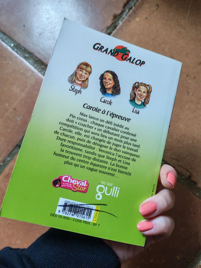 Carole à l'épreuve, Grand Galop, livre de Bonnie Bryant - photo numéro 4