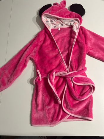 Peignoir rose minnie neuf 3 ans
