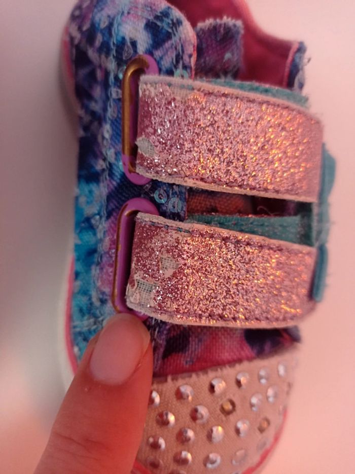 1€ Skechers basket fille strass lumineux pointure 23 - photo numéro 5