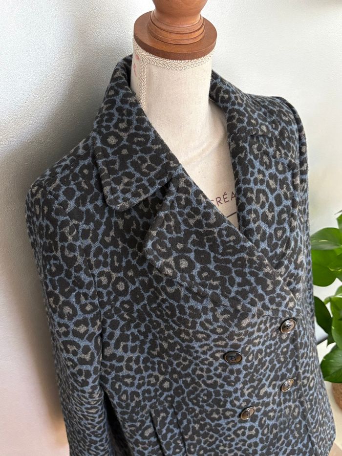 Manteau Caroll - Motifs léopard - photo numéro 7
