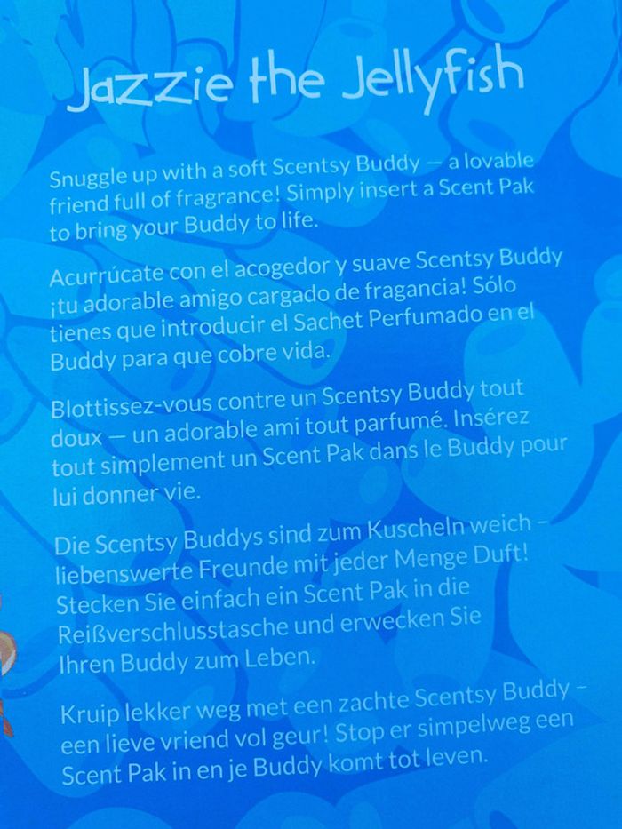 Scentsy Buddy  - Jazzie la Méduse - photo numéro 4