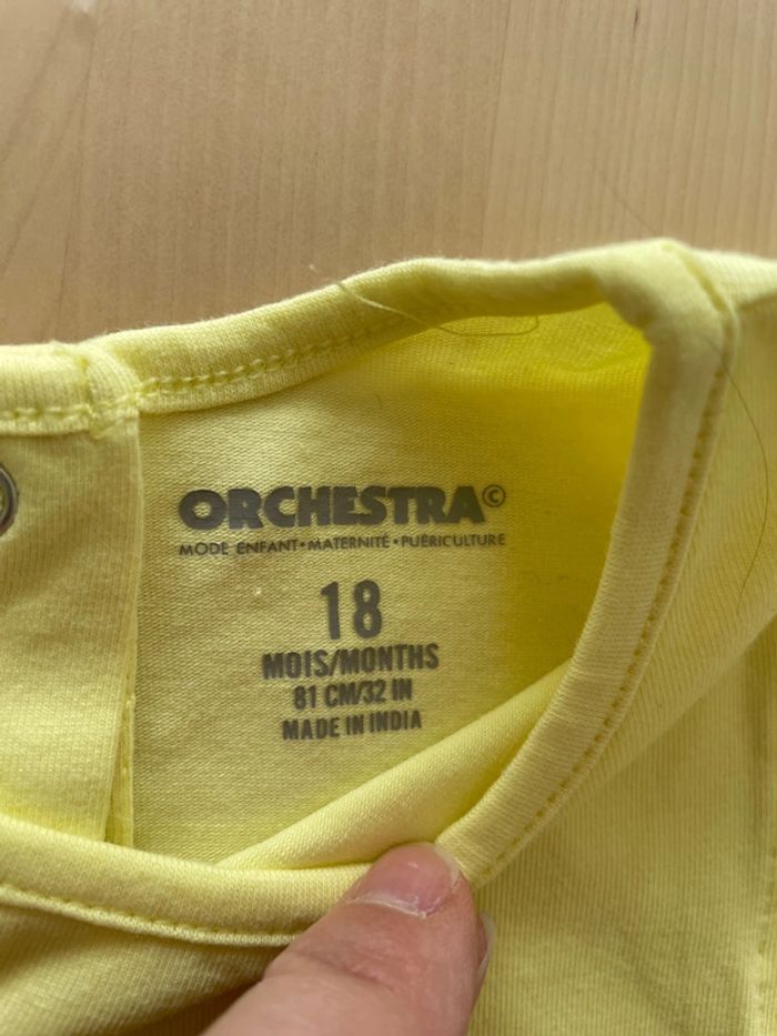 Lot de 2 tee shirt neuf 18 mois orchestra - photo numéro 3