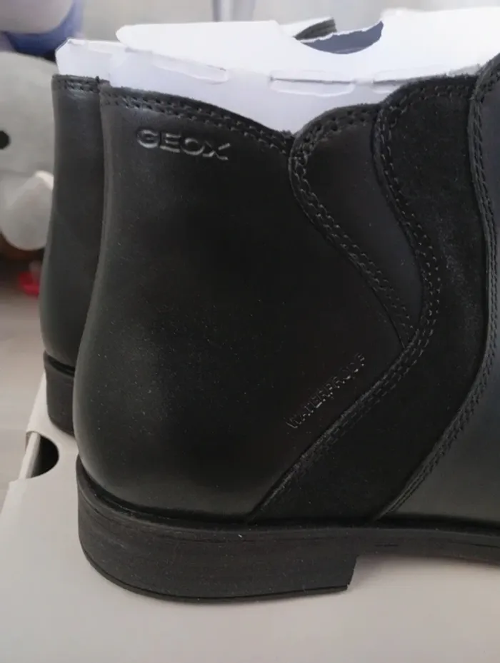 Bottines geox agata en cuir - photo numéro 2