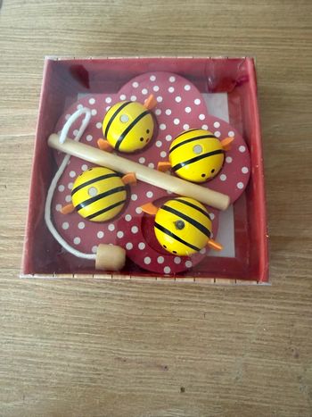 Jeu de Pêche à la ligne en bois 