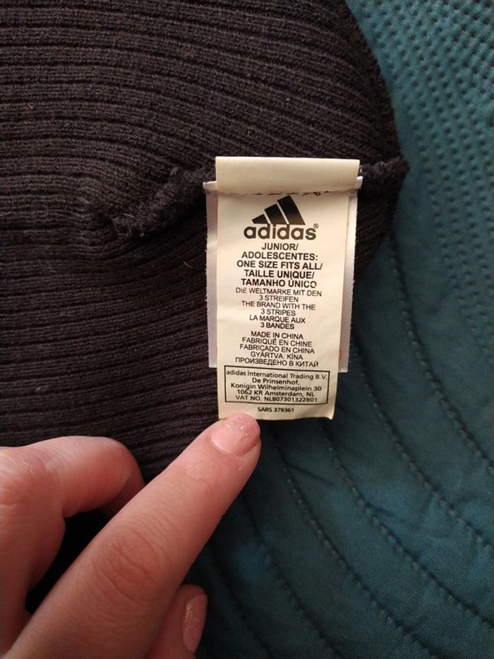 Bonnet noir Adidas taille unique junior - photo numéro 5