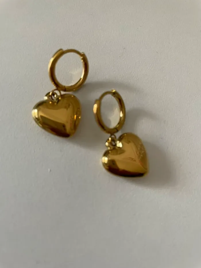 Boucle d’oreille en acier inoxydable Du groupe Maxmara intrend sans logo - photo numéro 3