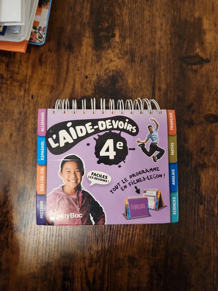 Livre : L'aide devoir 4eme