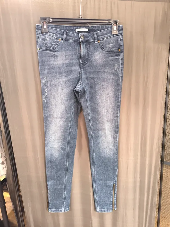 316773 jeans bleu femme 38 camaieu