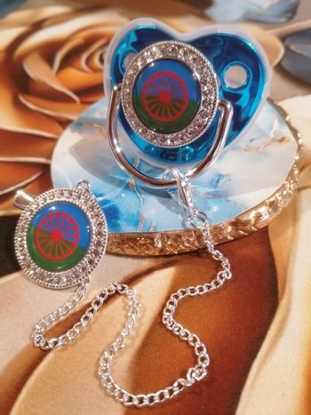 Tétine bleu Voyageur