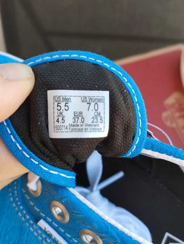 Vans Era emboss neuve avec étiquette taille 37 - photo numéro 6