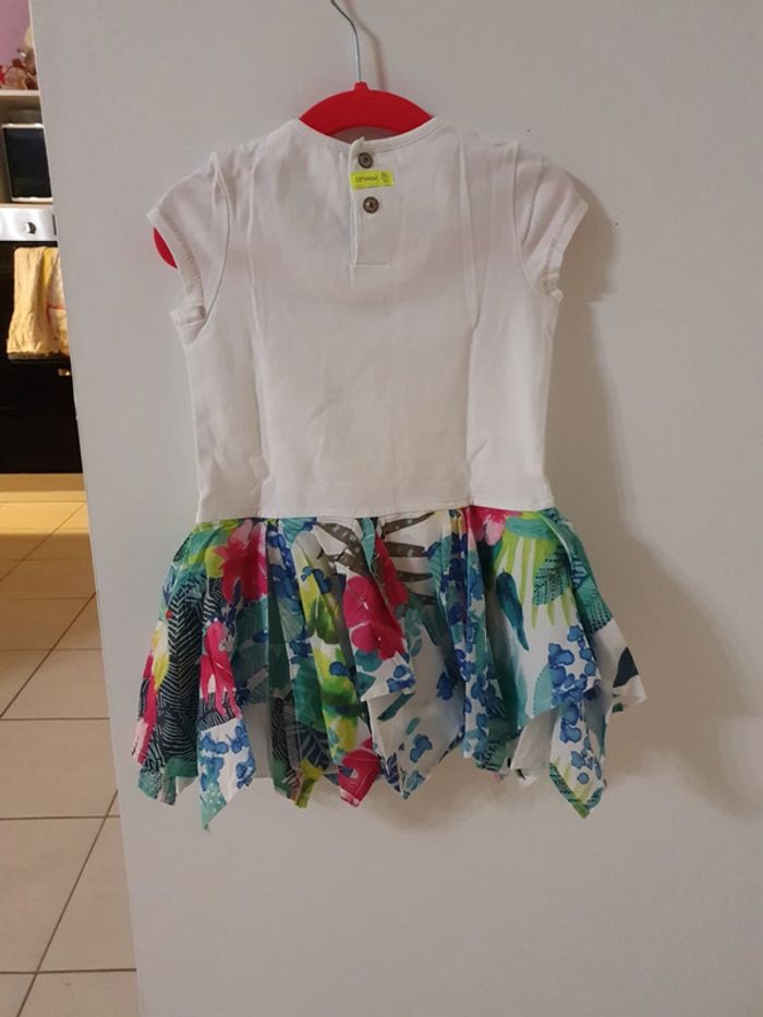 Robe haut ananas et bas a volant végétal 2 ans catimini - photo numéro 2