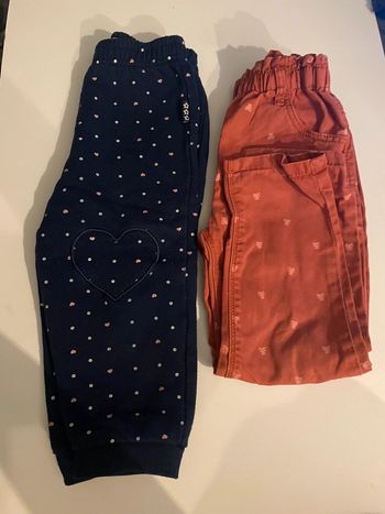 lot de 2 pantalon pour fille taille 4 ans