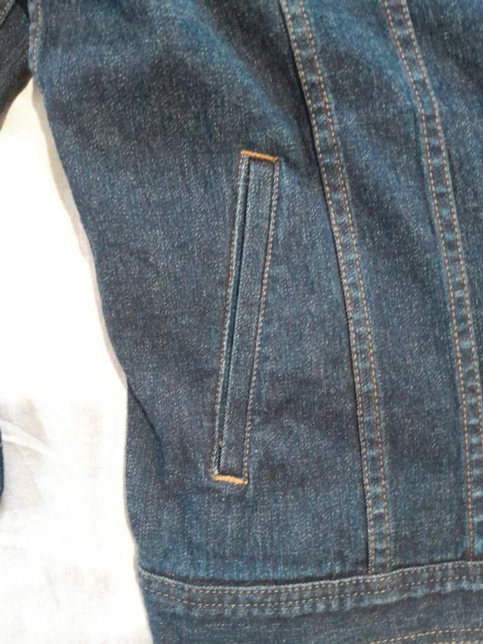 Magnifique veste en jean logo cuir Lauren jeans co ralph lauren - photo numéro 9
