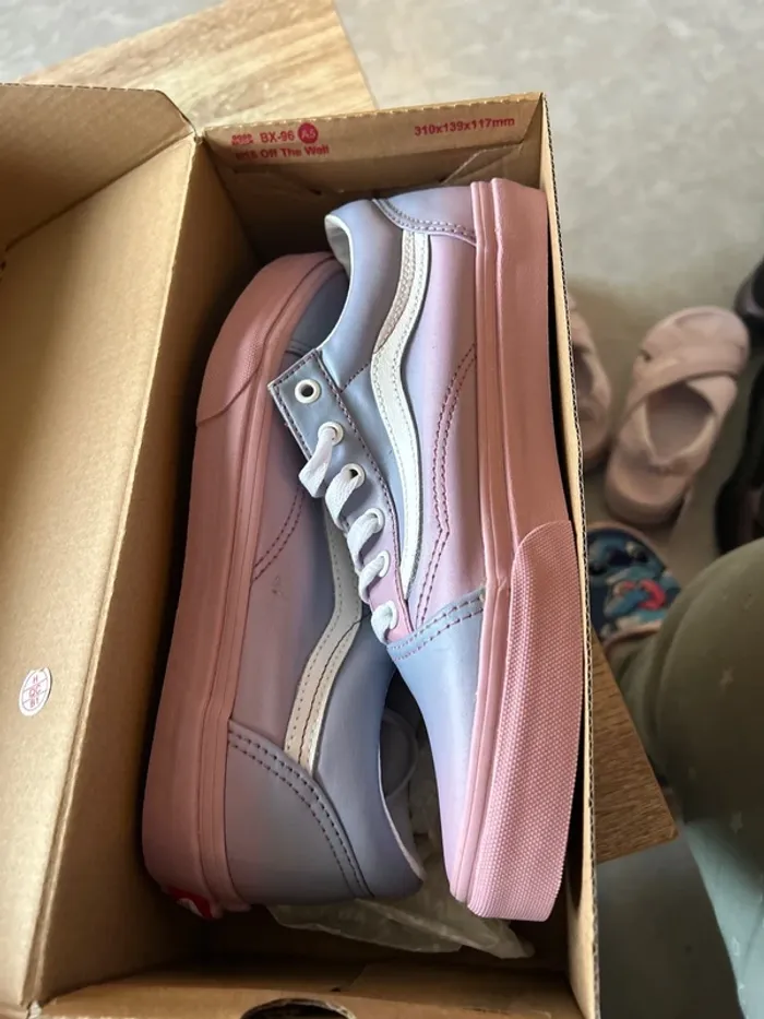 Basket vans old skool sunset fade lilas - photo numéro 15