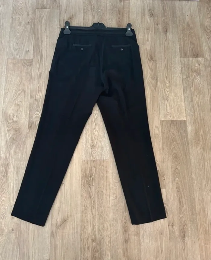 Gerard Darel, pantalon noir femme, taille 36, coupe droite - photo numéro 3