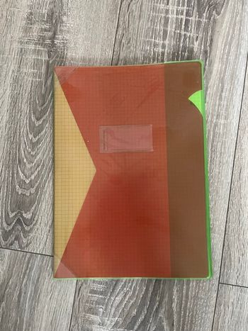 Cahier avec protège