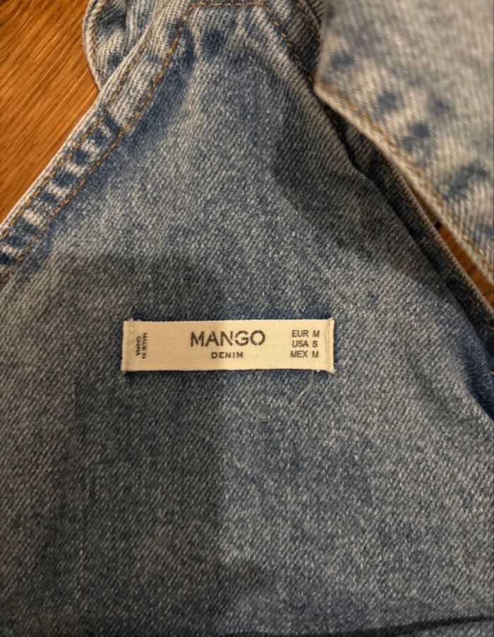 salopette jupe en jean mango - photo numéro 2