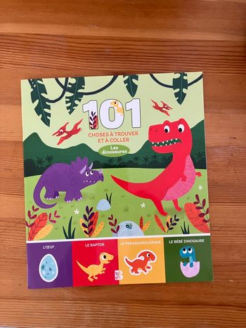 101 choses à trouver et à coller - Les dinosaures