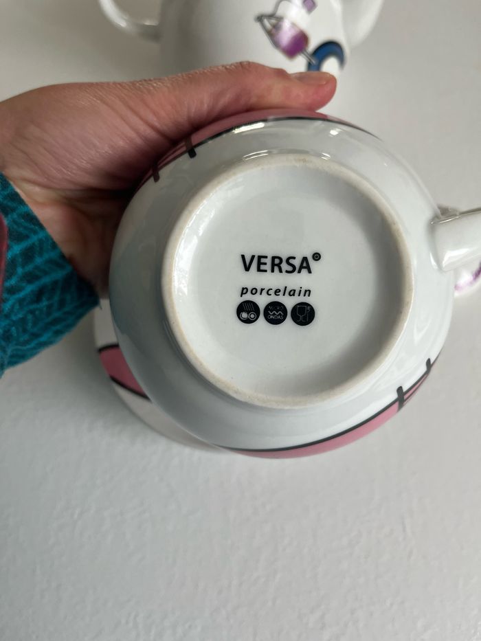 Tasse solitaire en porcelaine Versa - photo numéro 4