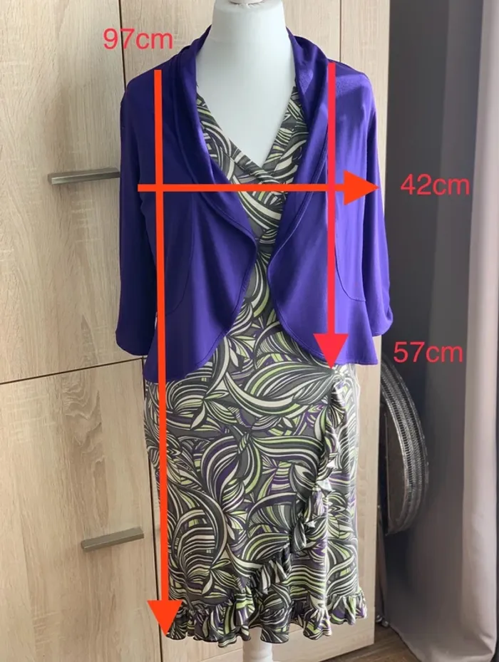 robe verte Mayerline t40 - photo numéro 7