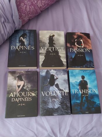 Romans Saga Intégrale Damnés tomes 1 à 5 Trahison Lauren Kate Volupté Bayard