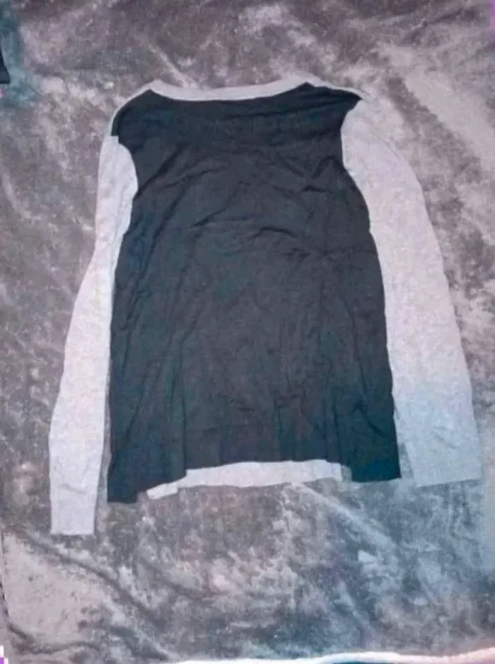 Pull  léger  très  bon état 42  bicolore - photo numéro 4