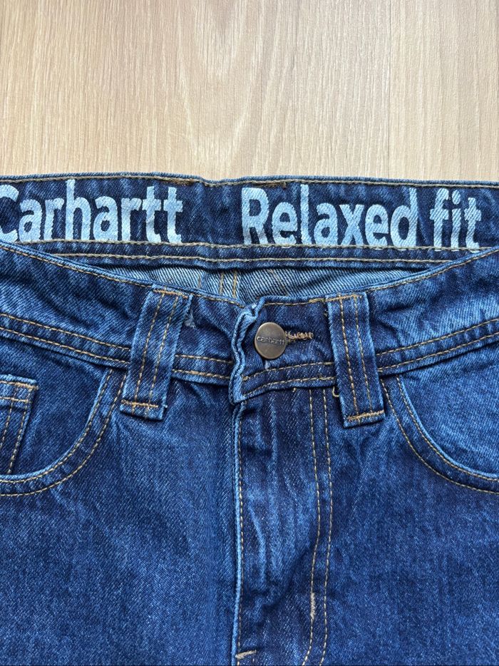 Short Carhartt Single Knee Rework Bleu Marine M / 32 - photo numéro 4