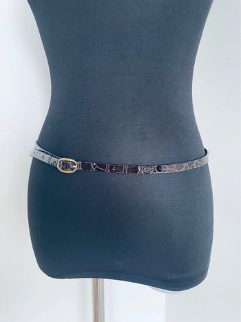 👍🏻 Ceinture. Effet serpent. Marron. Neuve. Ajustable. 36/44.