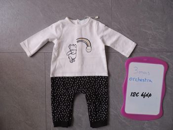 combinaison orchestra taille 3 mois