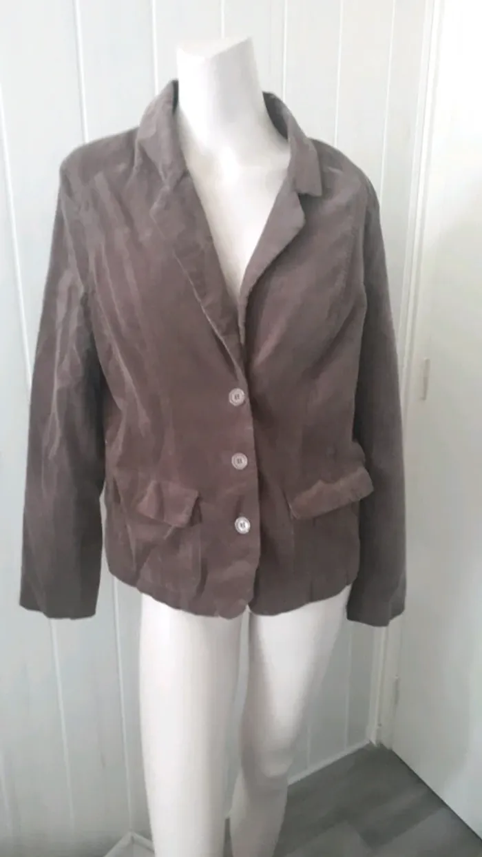 Veste velours doublée 44 - photo numéro 7