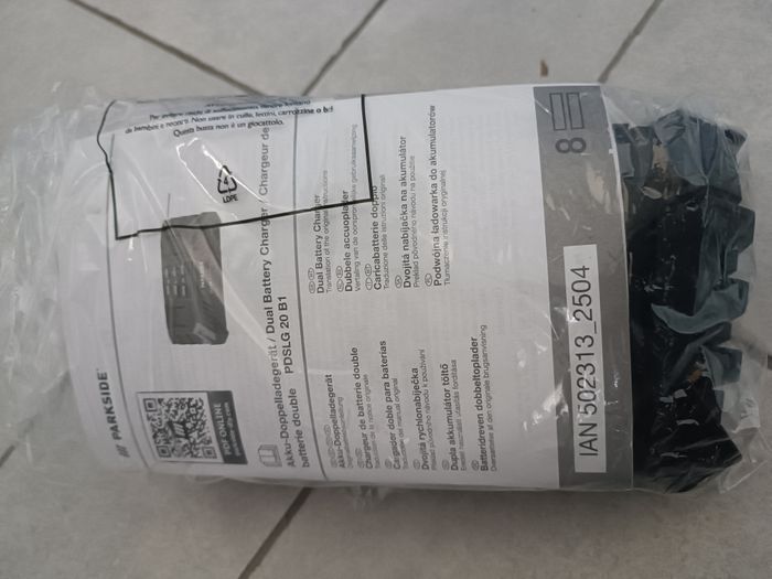 🔌 Chargeur double Parkside 20V – 2 × 4,5 A – comme neuf - photo numéro 2