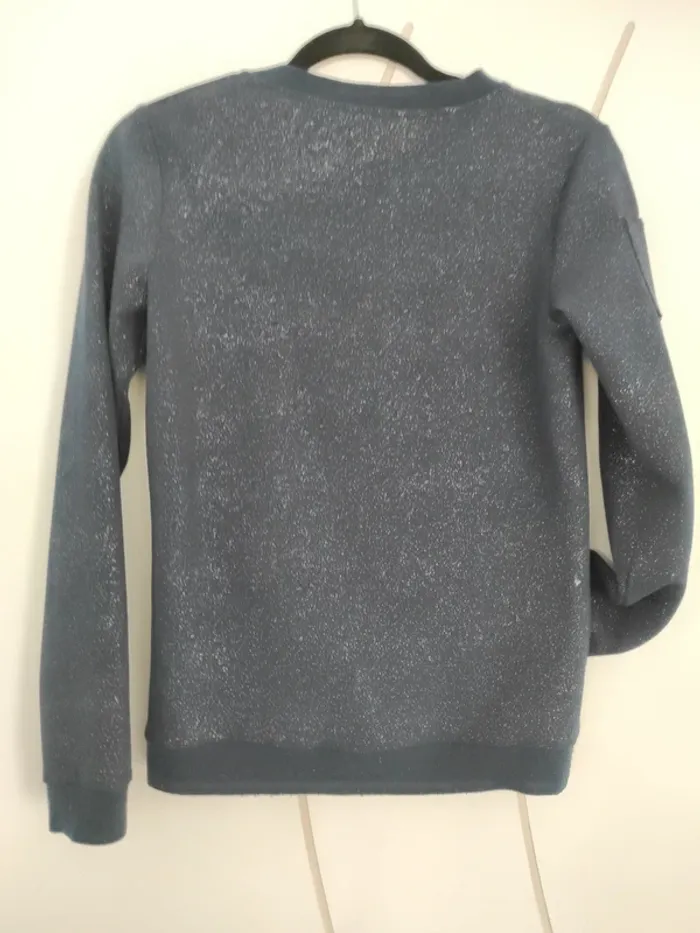 Veste bleu à paillettes Kiabi - photo numéro 3
