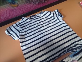 T-shirt fille les petits cœur a la mer