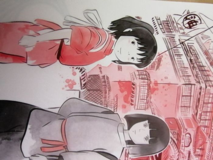 Affiche en tissu Le voyage de chihiro estampe japonaise studio Ghibli - photo numéro 2
