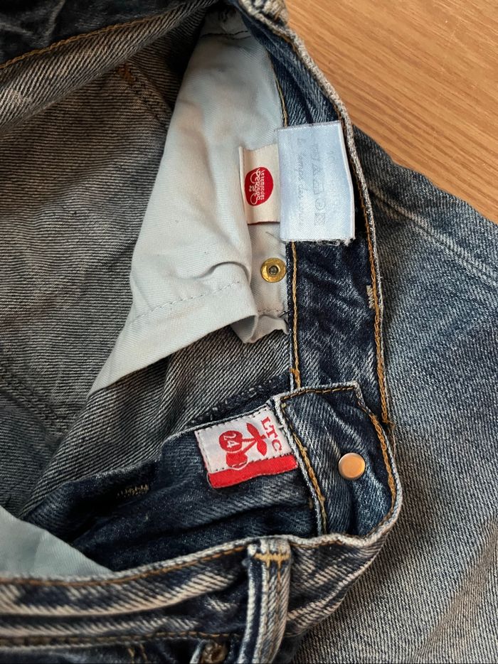 Jean bleu délavé destroy le temps des cerises T24 BE 👖 - photo numéro 2