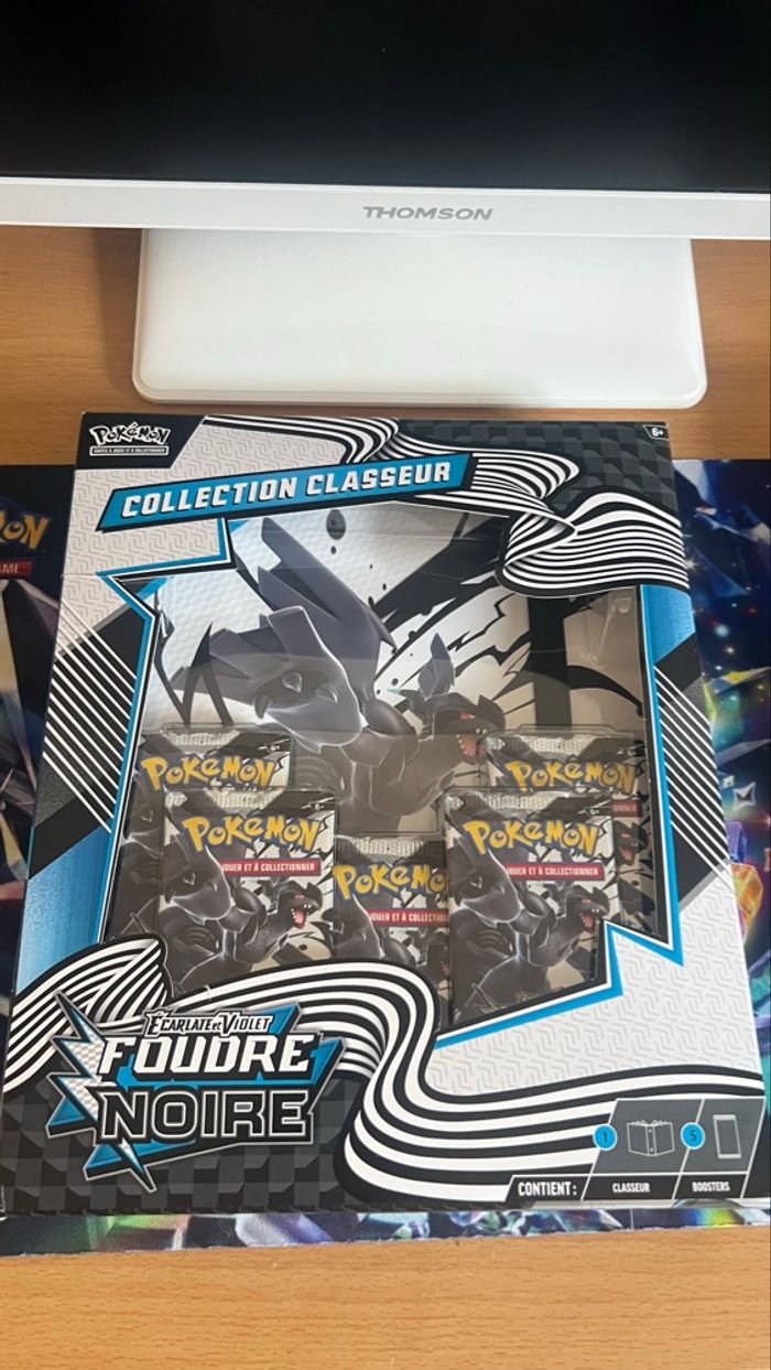 Duo de coffret classeur Pokémon foudre noire ex10.5 - photo numéro 2