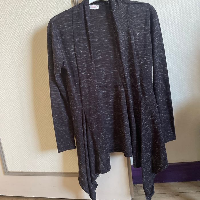 Gilet gris anthracite