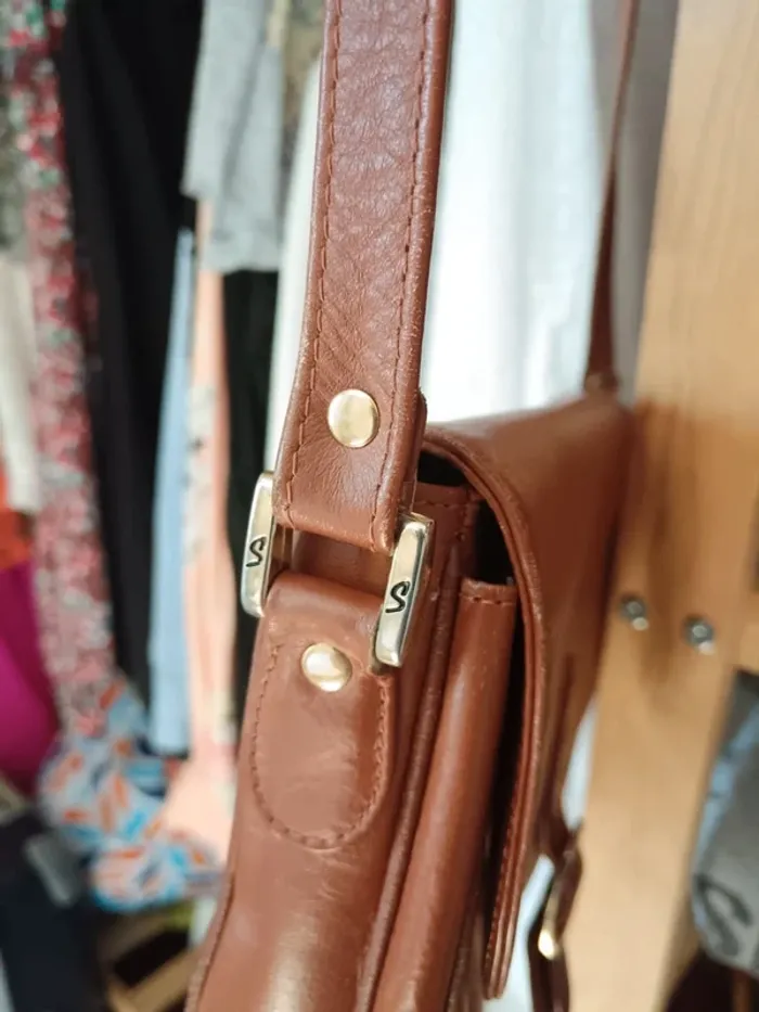 Sac vintage Sabrina cuir - photo numéro 12